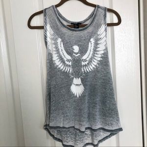 H&M Gray Eagle Tank Top